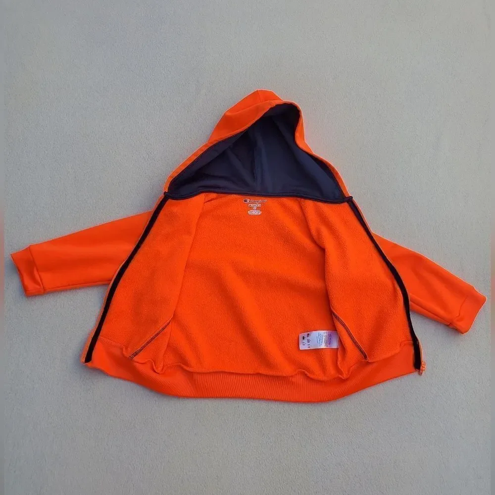 Champion Orange and Gray Hoodie Jacket and Joggers Size 4T